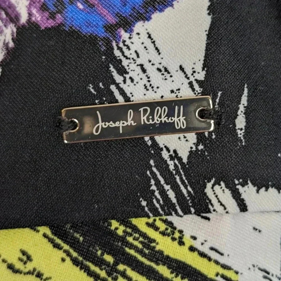 🍁Joseph Ribkoff Abstract Brushstroke Pants - Picture 3 of 5